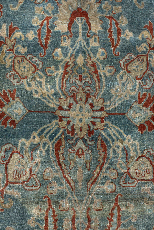 Antique Sarouk Area Rug (8' x 13')